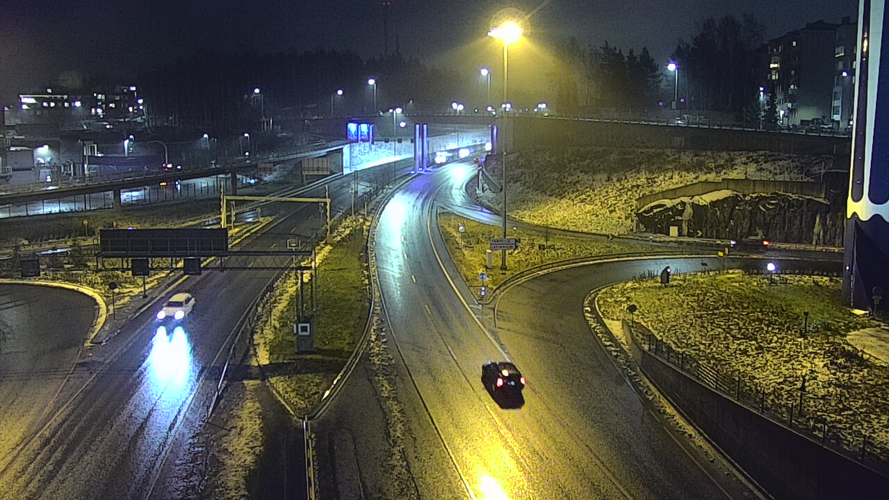 Weather Camera Image Väg 12 Tammerfors, Rantatunneli Armonkallio, Tampere, Pirkanmaa