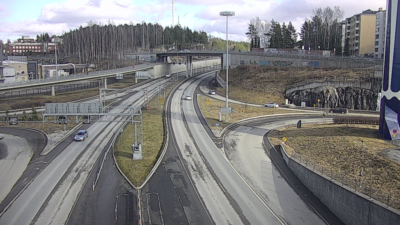 Weather Camera Image Väg 12 Tammerfors, Rantatunneli Armonkallio, Tampere, Pirkanmaa
