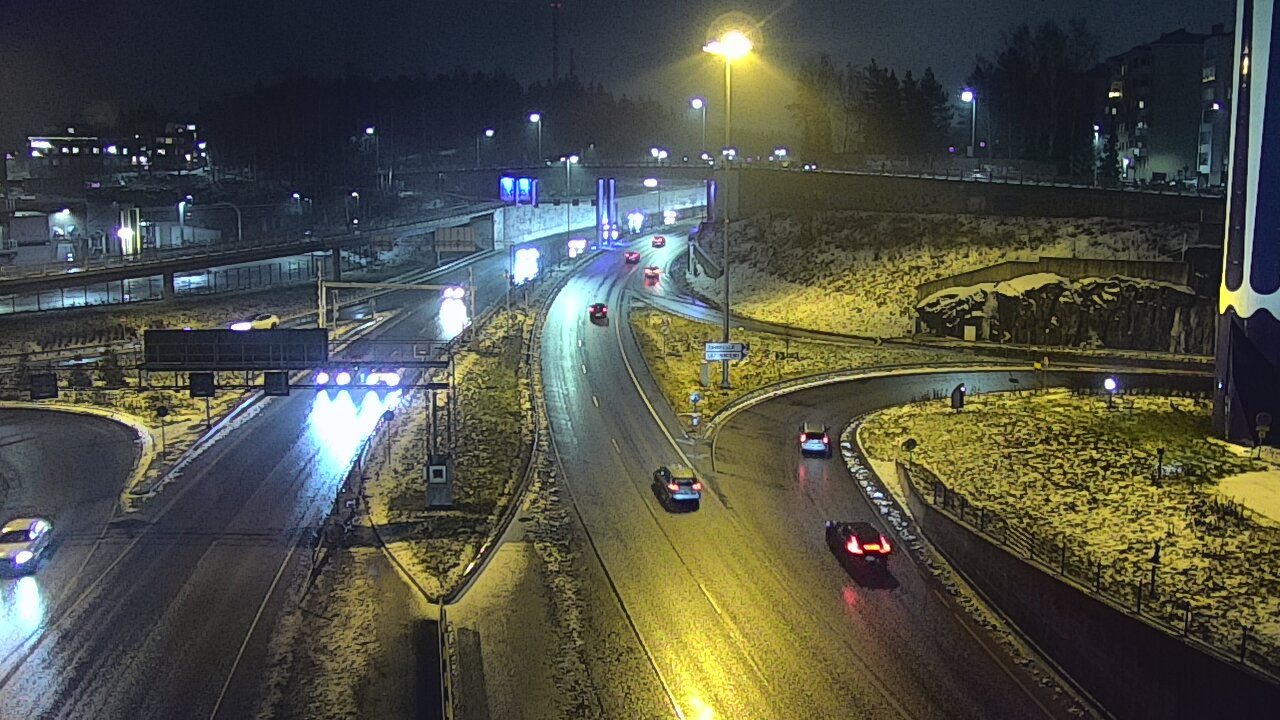 Weather Camera Image Väg 12 Tammerfors, Rantatunneli Armonkallio, Tampere, Pirkanmaa