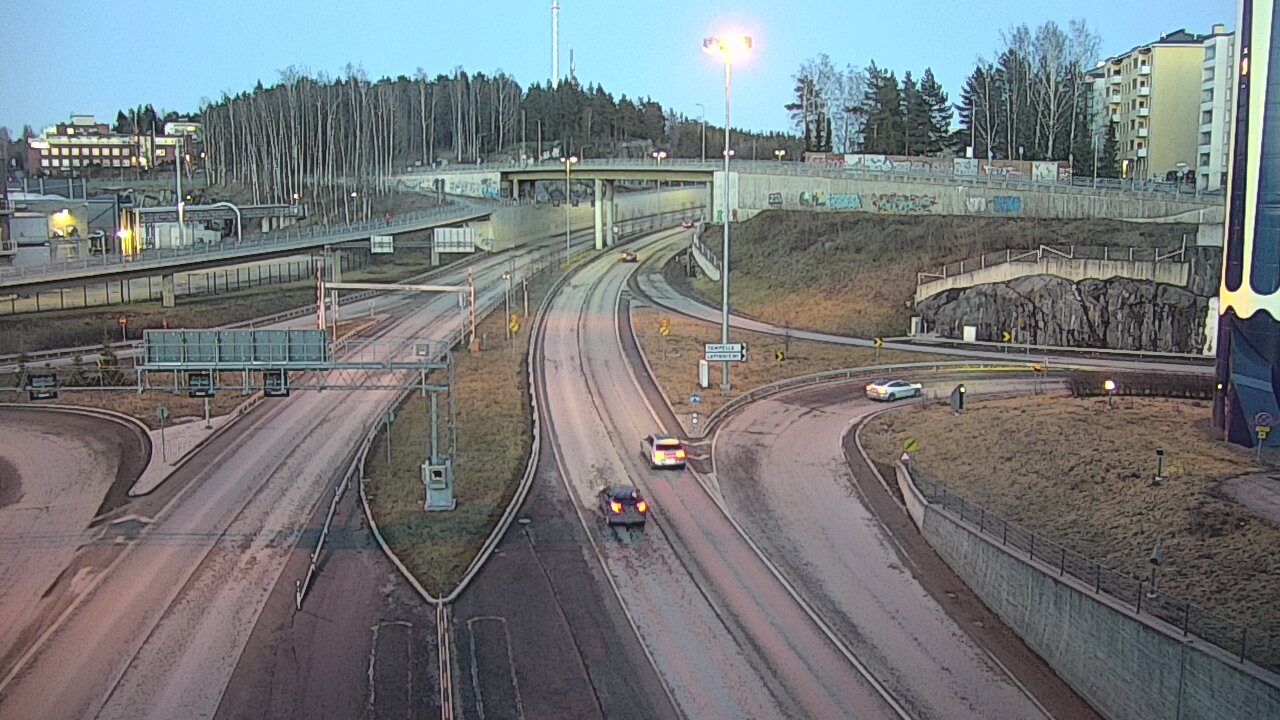 Weather Camera Image Road 12 Tampere, Rantatunneli Armonkallio, Tampere, Pirkanmaa