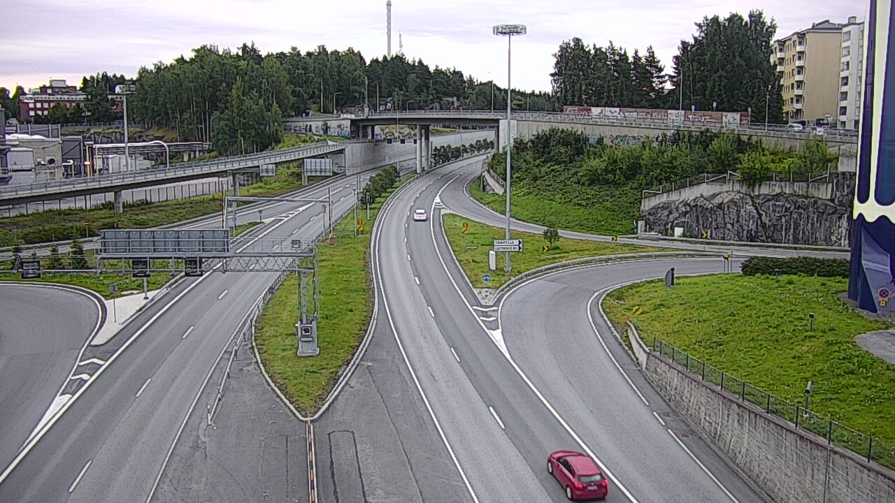 Weather Camera Image Road 12 Tampere, Rantatunneli Armonkallio, Tampere, Pirkanmaa