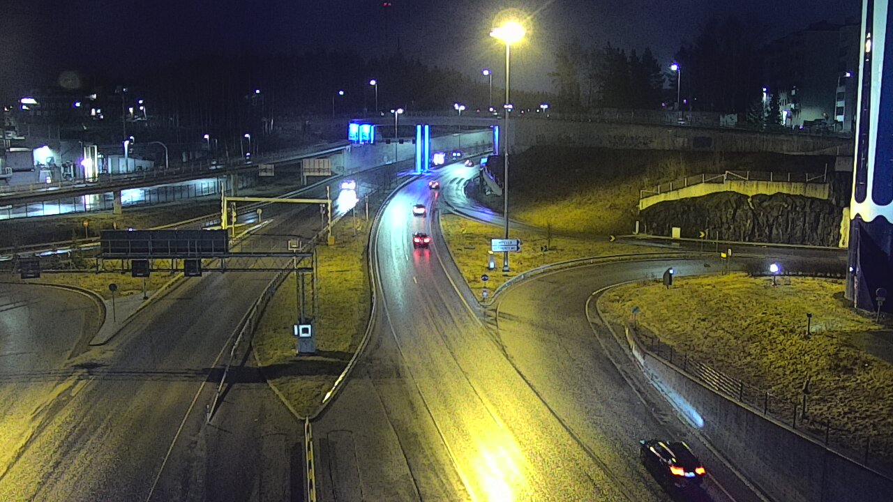 Weather Camera Image Väg 12 Tammerfors, Rantatunneli Armonkallio, Tampere, Pirkanmaa