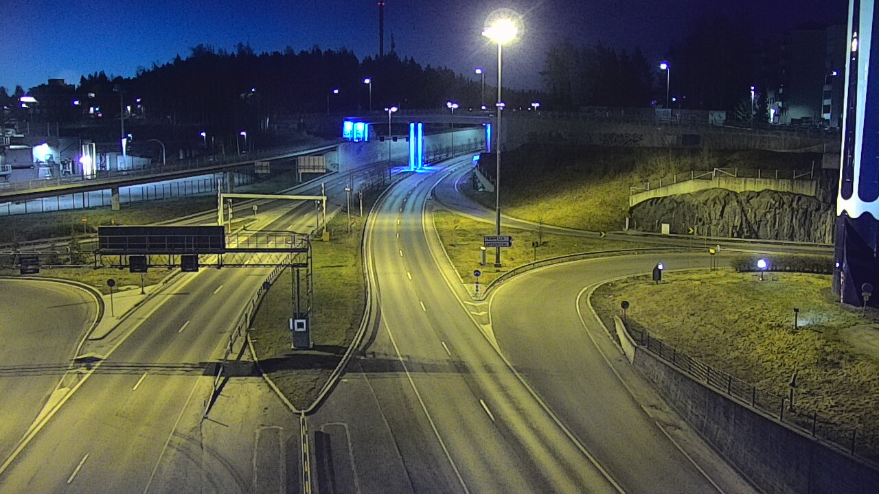 Weather Camera Image Väg 12 Tammerfors, Rantatunneli Armonkallio, Tampere, Pirkanmaa
