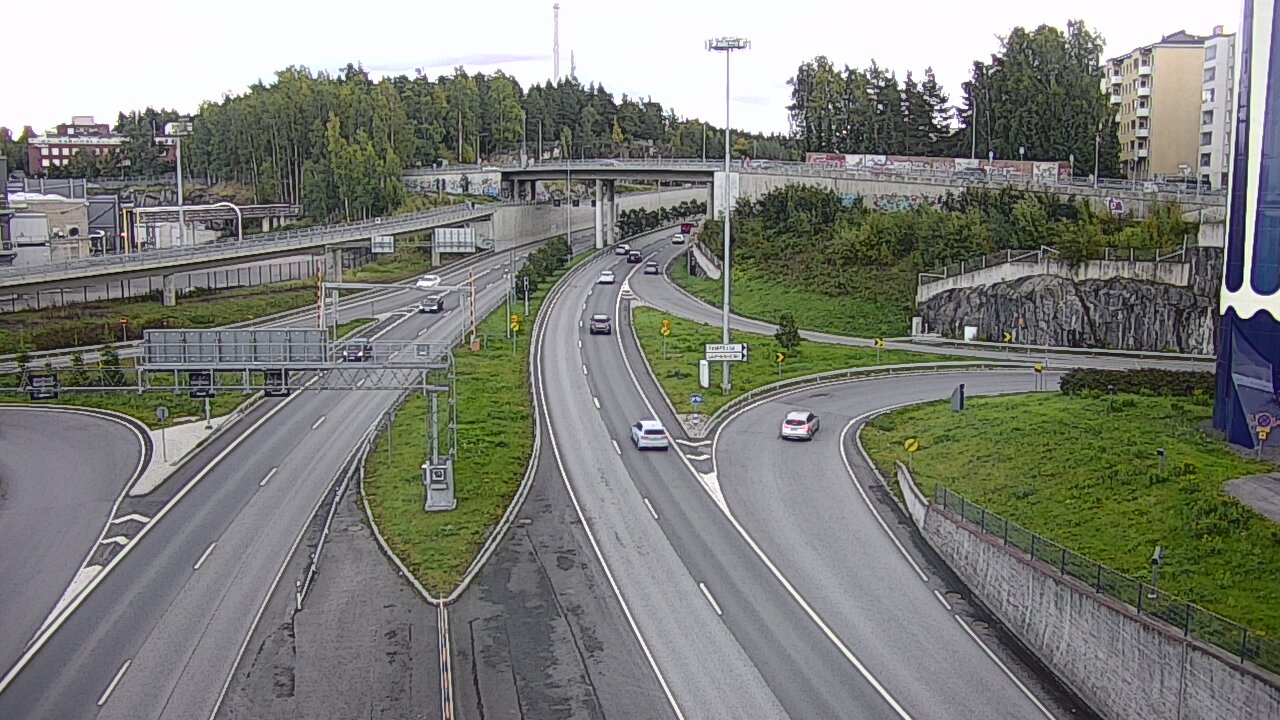 Weather Camera Image Road 12 Tampere, Rantatunneli Armonkallio, Tampere, Pirkanmaa