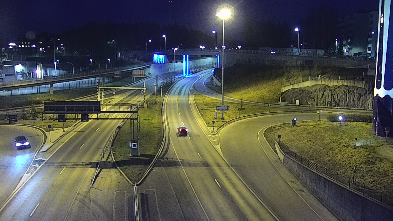 Weather Camera Image Road 12 Tampere, Rantatunneli Armonkallio, Tampere, Pirkanmaa