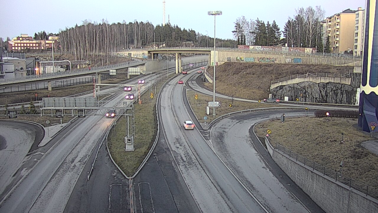 Weather Camera Image Väg 12 Tammerfors, Rantatunneli Armonkallio, Tampere, Pirkanmaa