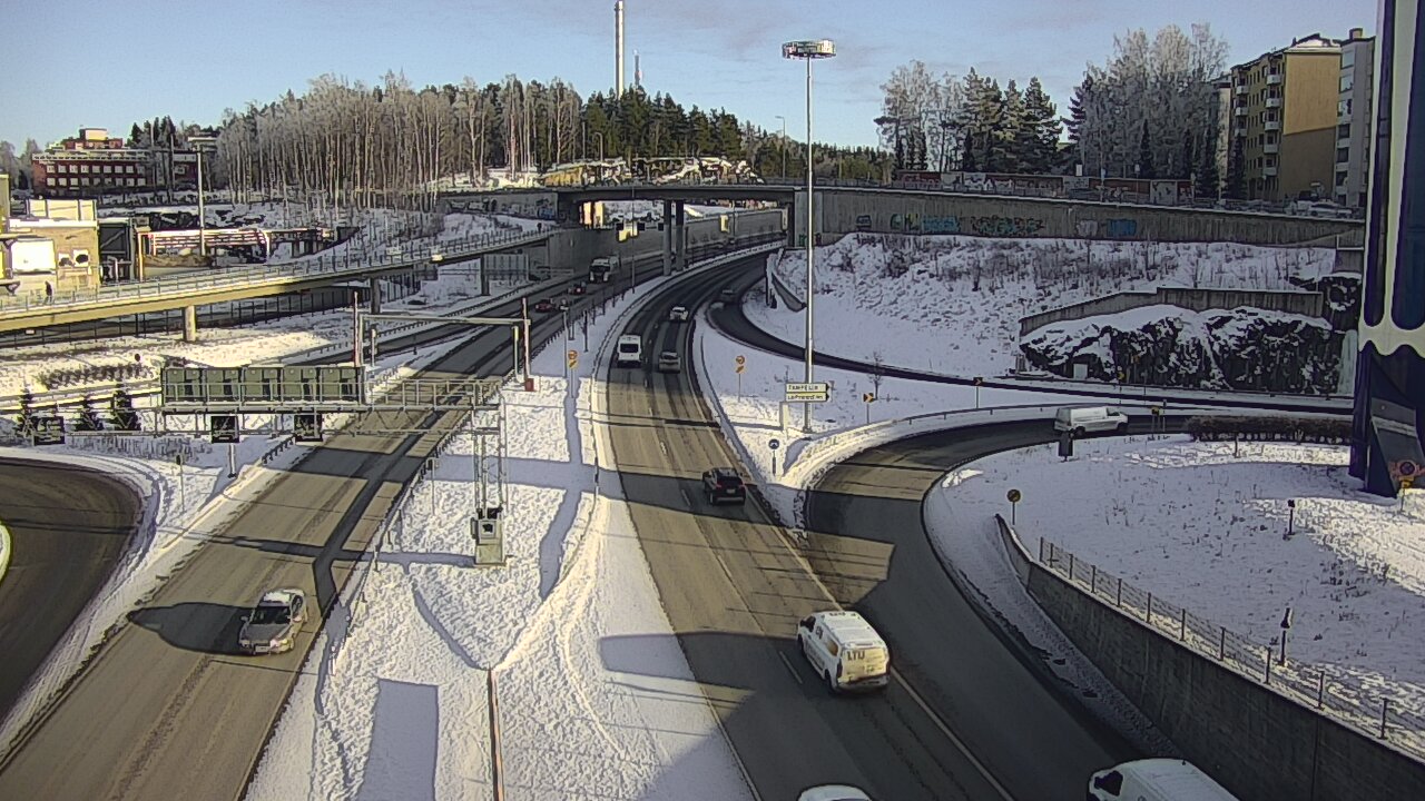 Weather Camera Image Road 12 Tampere, Rantatunneli Armonkallio, Tampere, Pirkanmaa