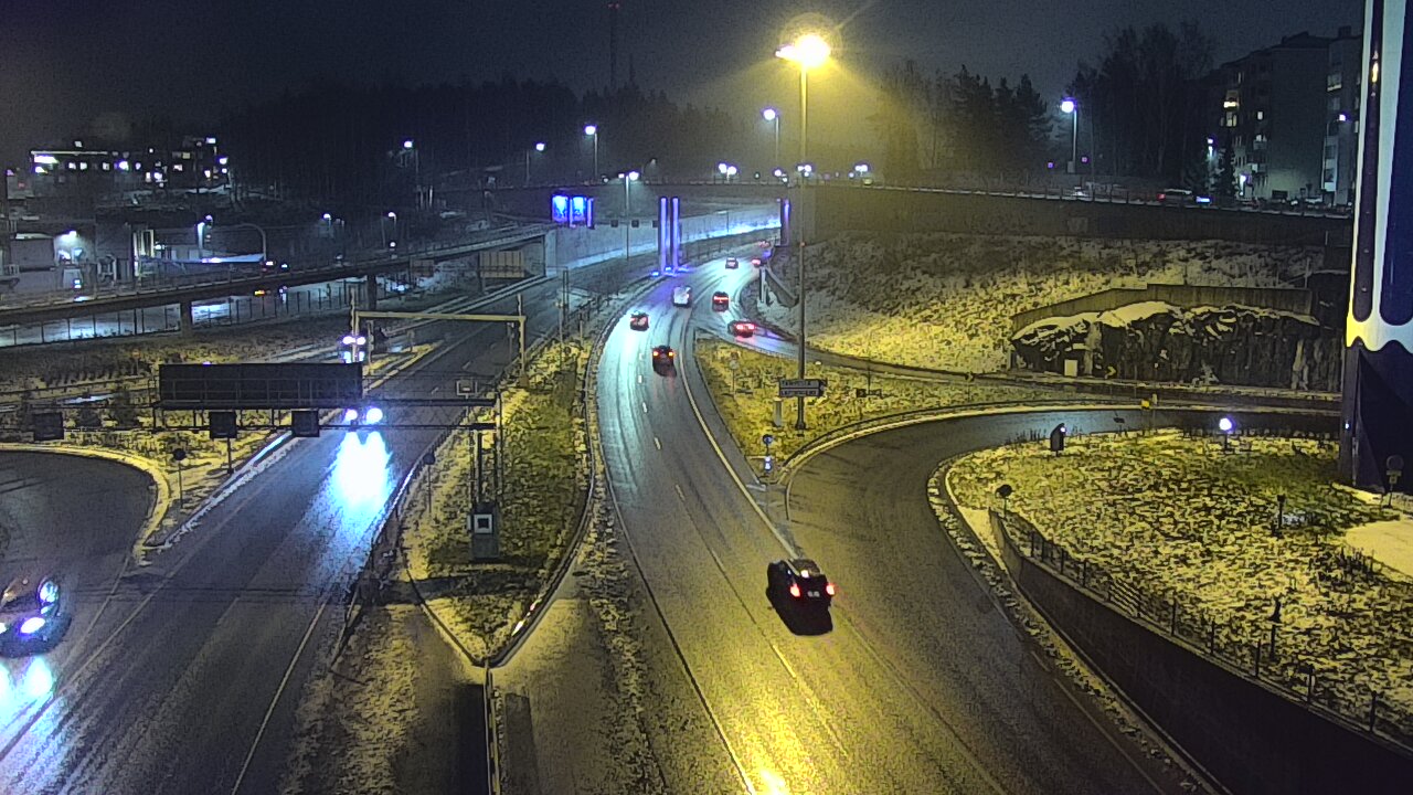 Weather Camera Image Väg 12 Tammerfors, Rantatunneli Armonkallio, Tampere, Pirkanmaa