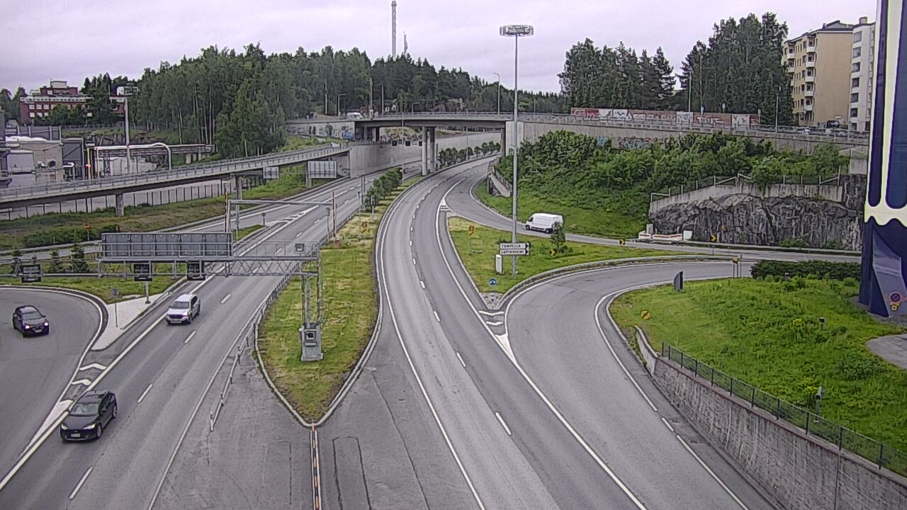 Kelikamerat Kuva Tie 12 Tampere, Rantatunneli Armonkallio, Tampere, Pirkanmaa