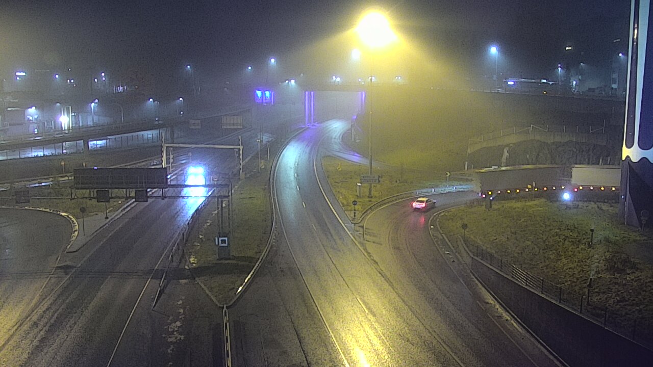 Weather Camera Image Väg 12 Tammerfors, Rantatunneli Armonkallio, Tampere, Pirkanmaa