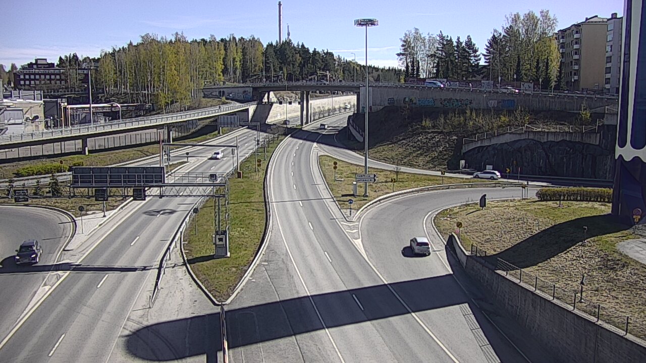 Weather Camera Image Väg 12 Tammerfors, Rantatunneli Armonkallio, Tampere, Pirkanmaa