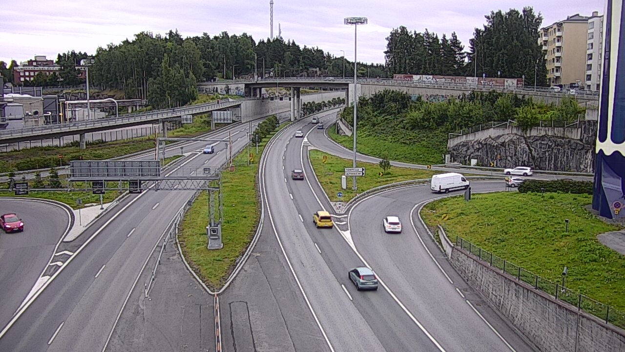 Weather Camera Image Road 12 Tampere, Rantatunneli Armonkallio, Tampere, Pirkanmaa