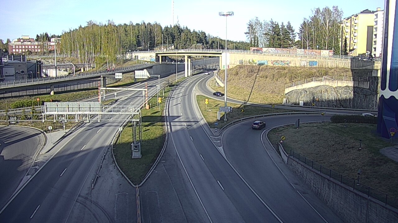 Weather Camera Image Väg 12 Tammerfors, Rantatunneli Armonkallio, Tampere, Pirkanmaa