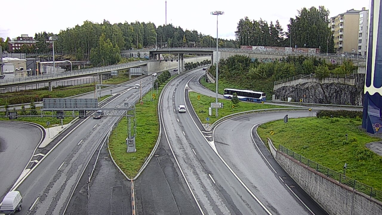 Weather Camera Image Road 12 Tampere, Rantatunneli Armonkallio, Tampere, Pirkanmaa
