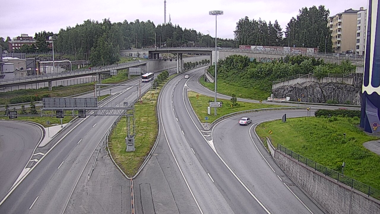 Kelikamerat Kuva Tie 12 Tampere, Rantatunneli Armonkallio, Tampere, Pirkanmaa