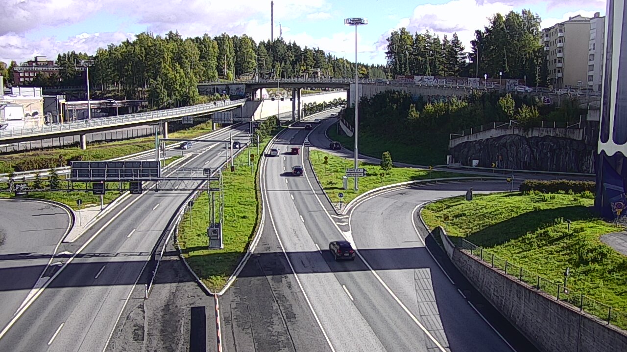 Weather Camera Image Road 12 Tampere, Rantatunneli Armonkallio, Tampere, Pirkanmaa