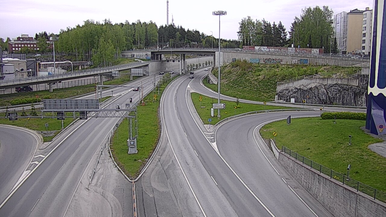 Weather Camera Image Road 12 Tampere, Rantatunneli Armonkallio, Tampere, Pirkanmaa