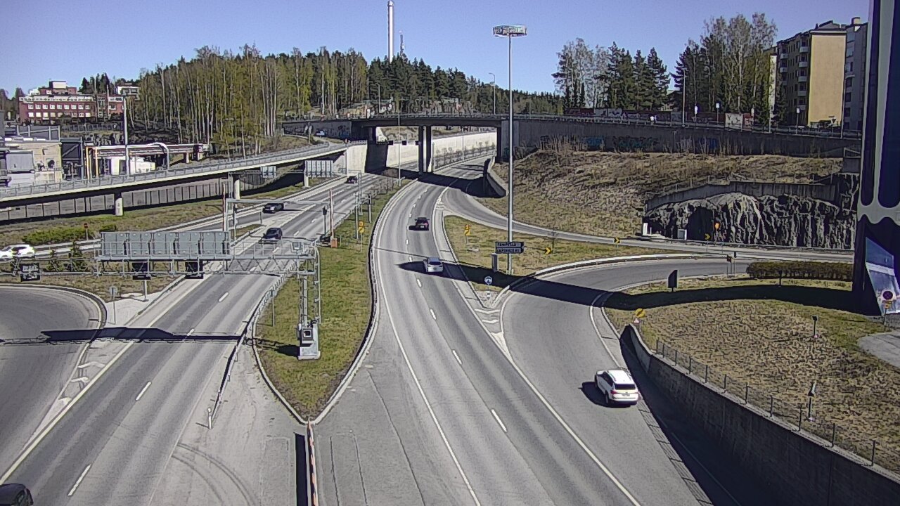 Weather Camera Image Väg 12 Tammerfors, Rantatunneli Armonkallio, Tampere, Pirkanmaa