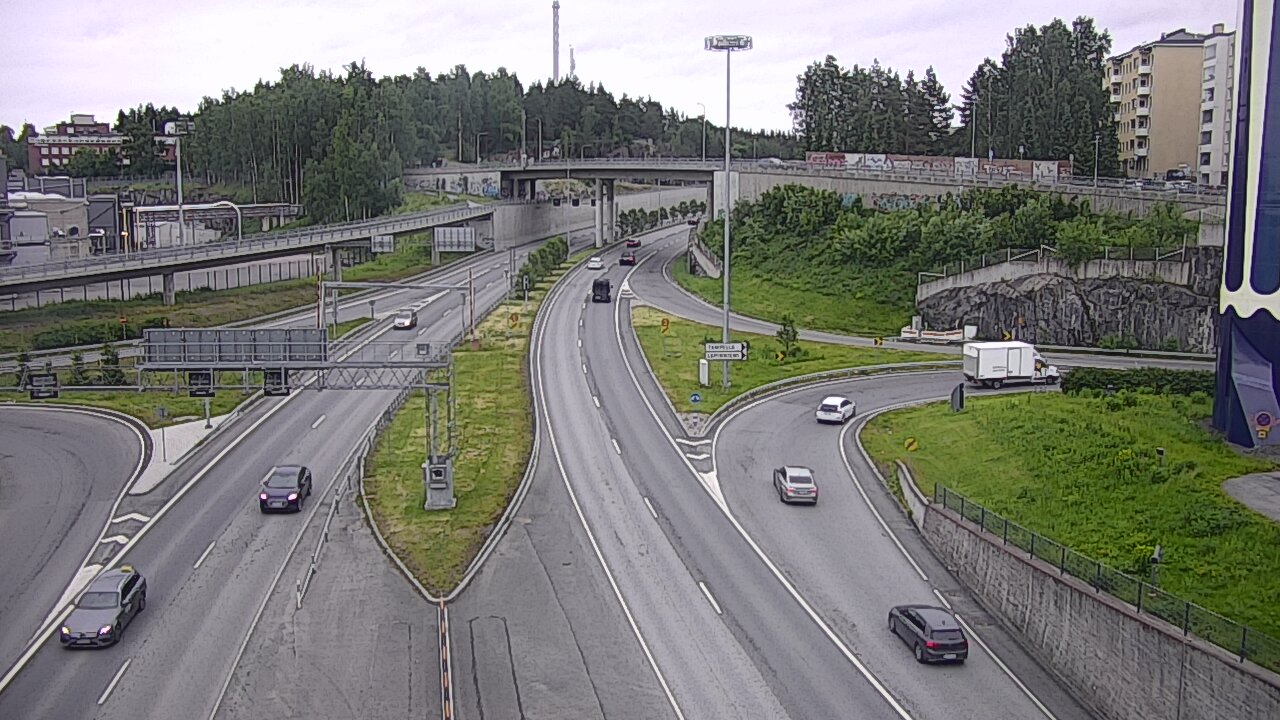 Kelikamerat Kuva Tie 12 Tampere, Rantatunneli Armonkallio, Tampere, Pirkanmaa