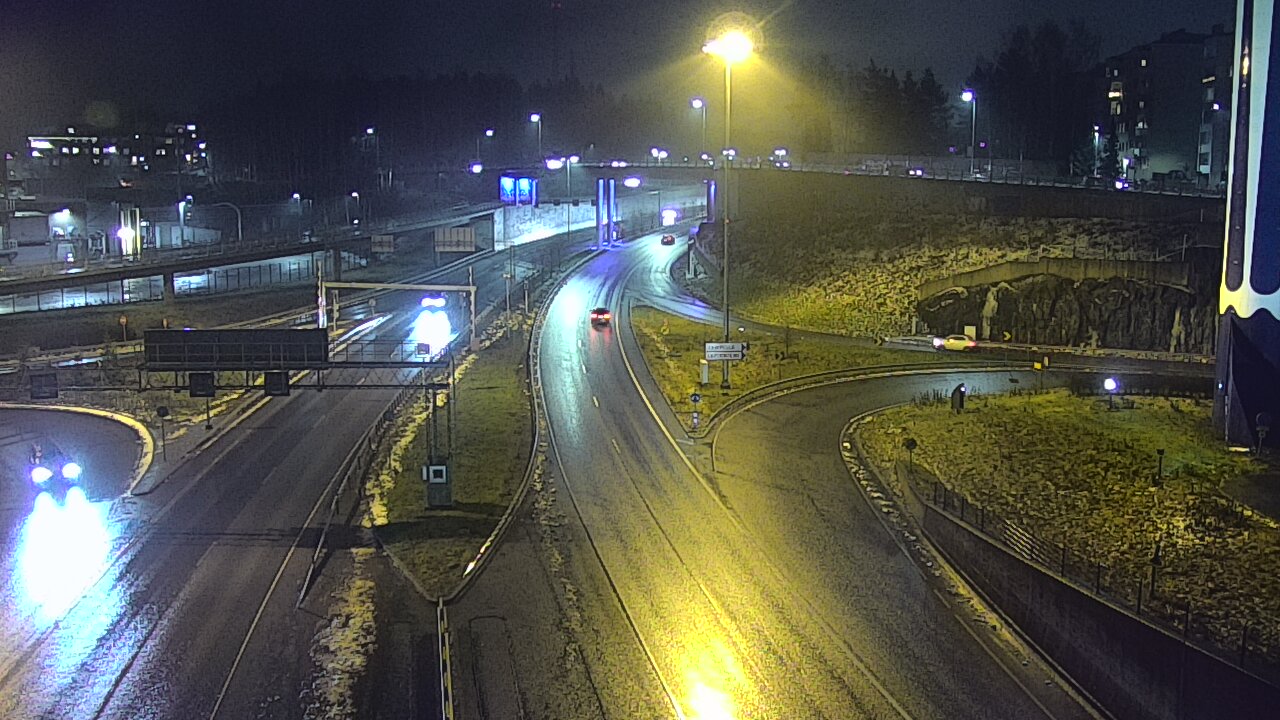 Weather Camera Image Väg 12 Tammerfors, Rantatunneli Armonkallio, Tampere, Pirkanmaa
