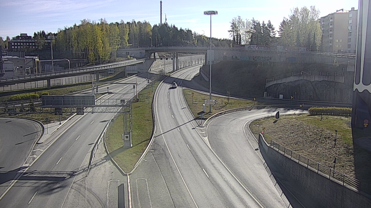 Weather Camera Image Väg 12 Tammerfors, Rantatunneli Armonkallio, Tampere, Pirkanmaa