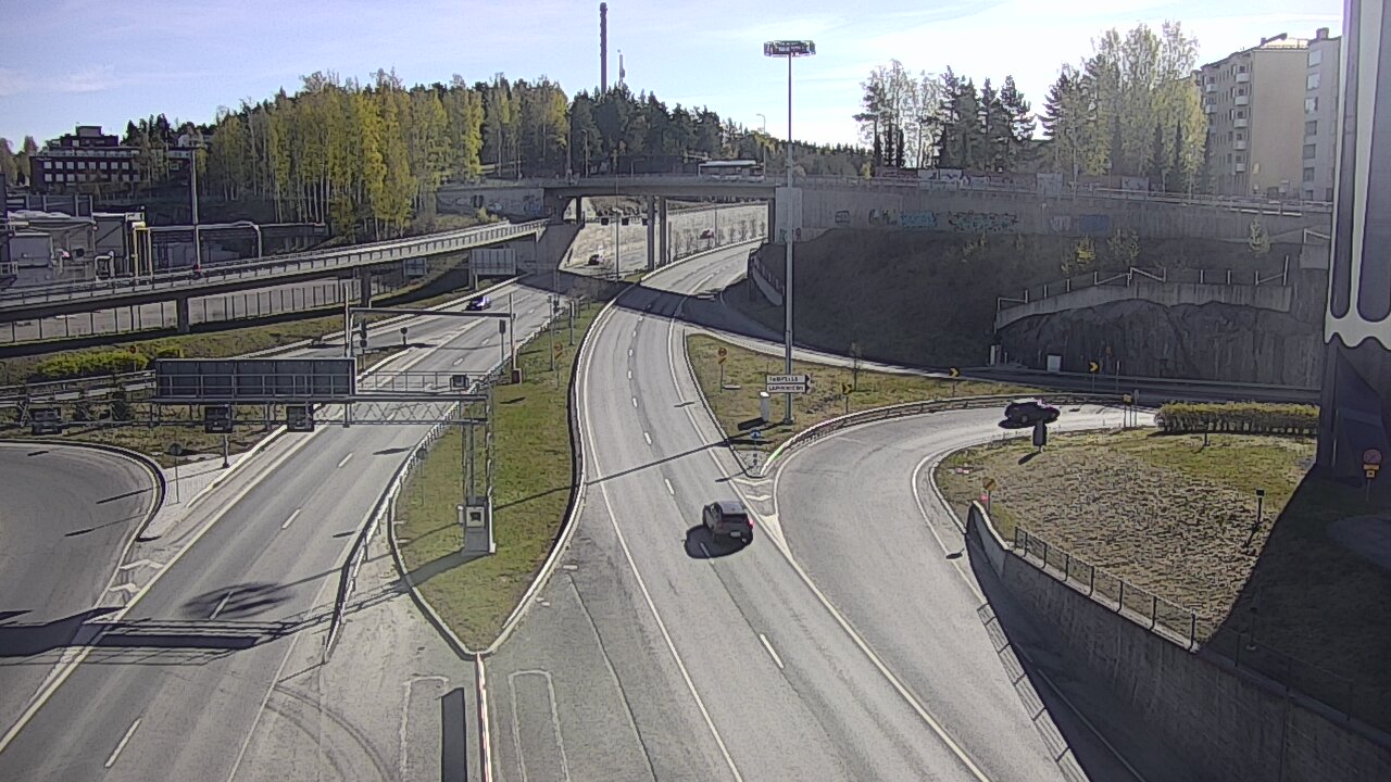 Weather Camera Image Väg 12 Tammerfors, Rantatunneli Armonkallio, Tampere, Pirkanmaa
