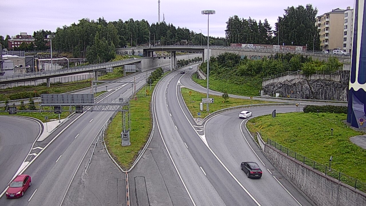 Weather Camera Image Road 12 Tampere, Rantatunneli Armonkallio, Tampere, Pirkanmaa