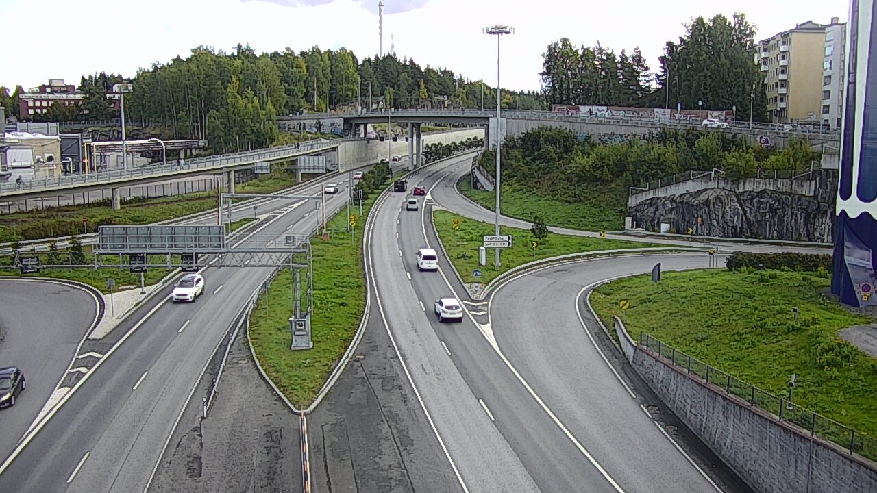 Weather Camera Image Road 12 Tampere, Rantatunneli Armonkallio, Tampere, Pirkanmaa