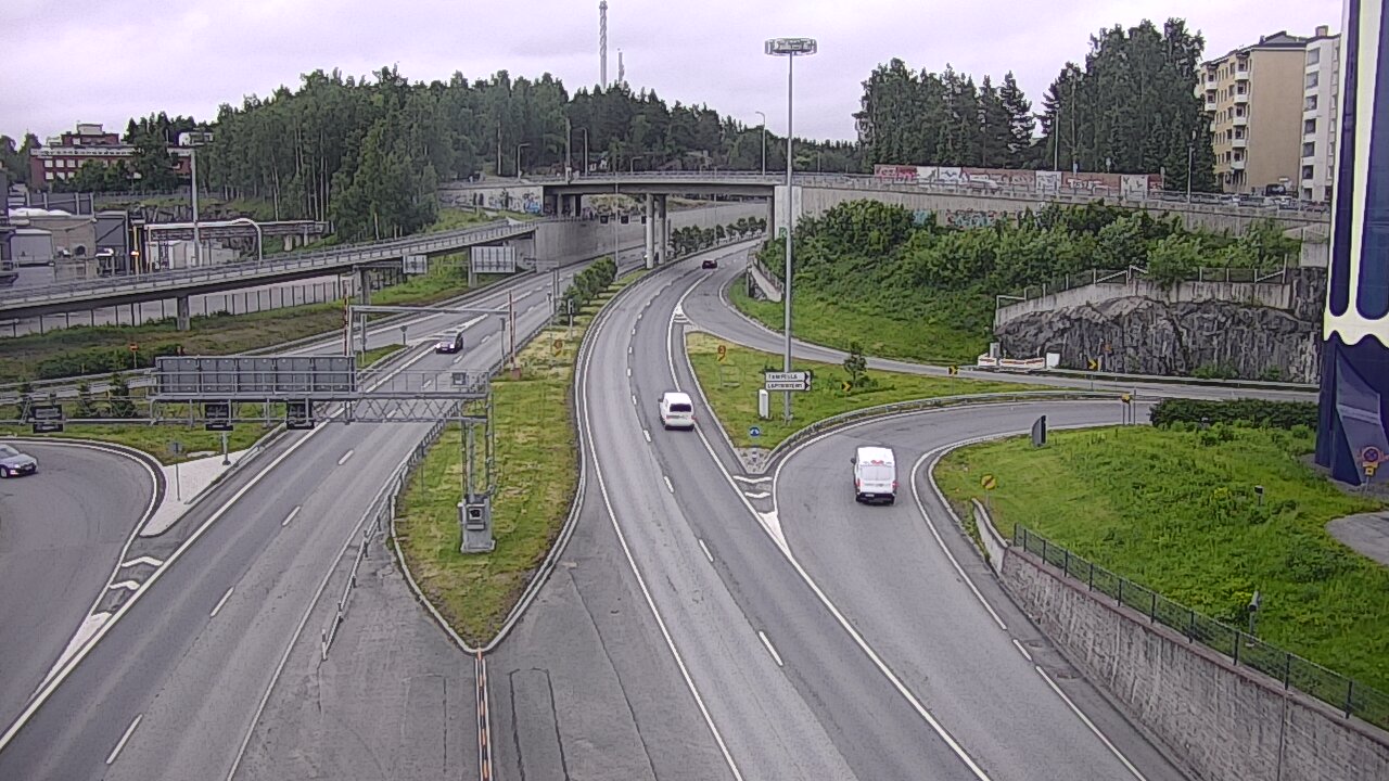Kelikamerat Kuva Tie 12 Tampere, Rantatunneli Armonkallio, Tampere, Pirkanmaa