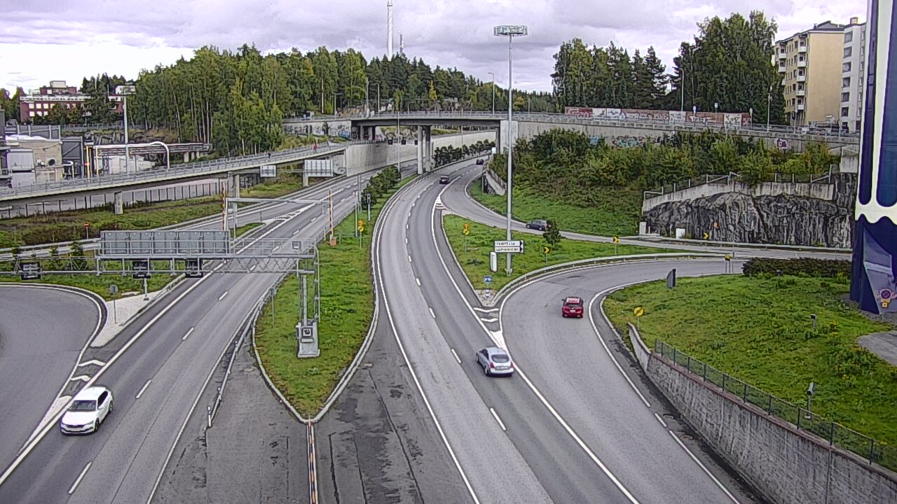 Weather Camera Image Road 12 Tampere, Rantatunneli Armonkallio, Tampere, Pirkanmaa