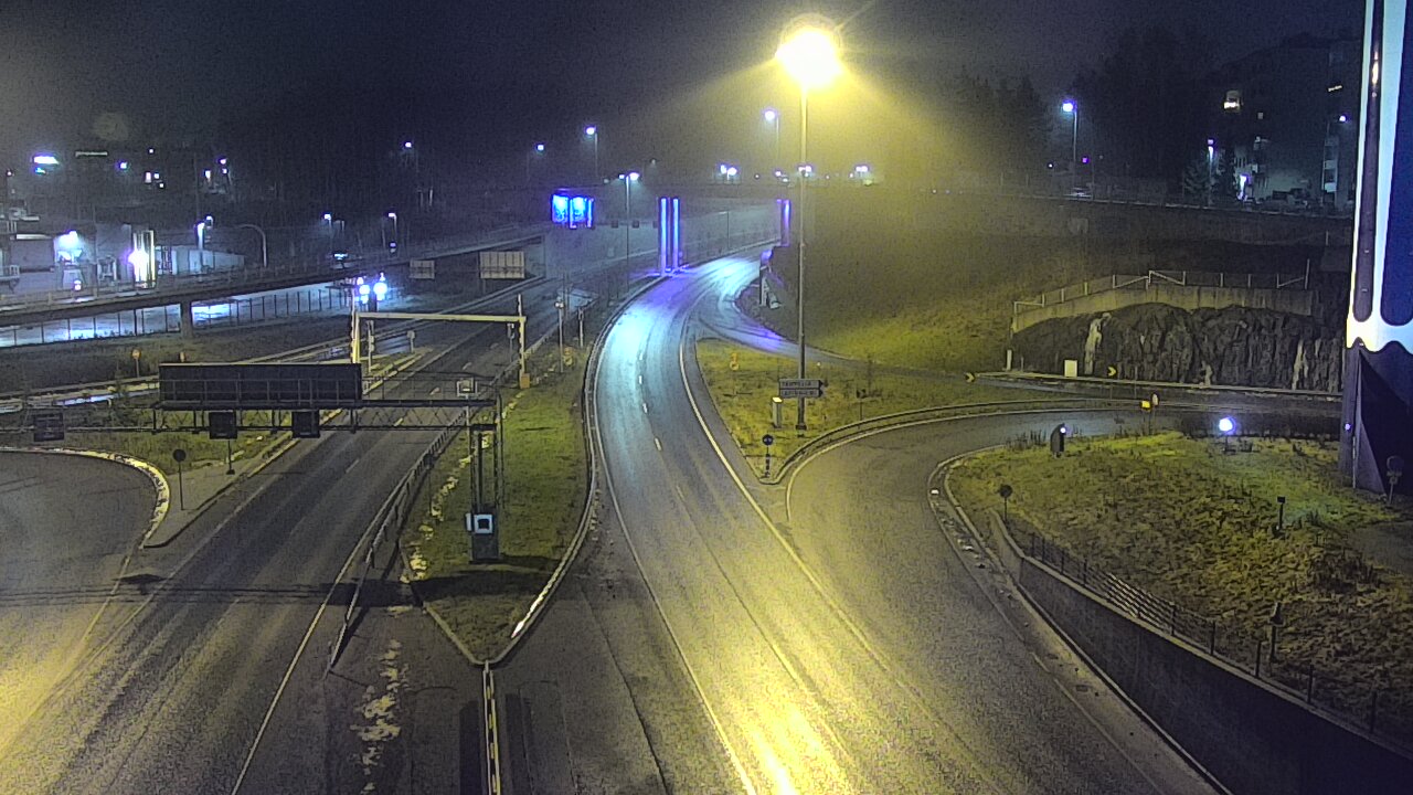 Weather Camera Image Väg 12 Tammerfors, Rantatunneli Armonkallio, Tampere, Pirkanmaa