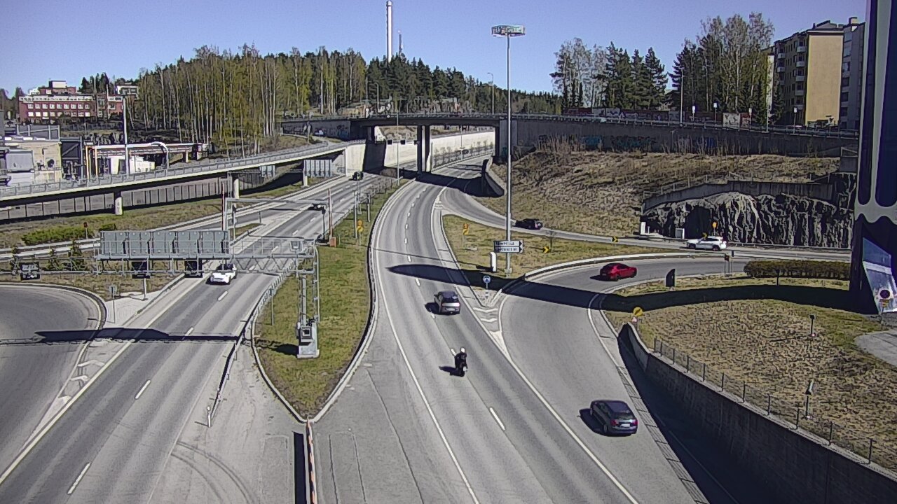 Weather Camera Image Väg 12 Tammerfors, Rantatunneli Armonkallio, Tampere, Pirkanmaa