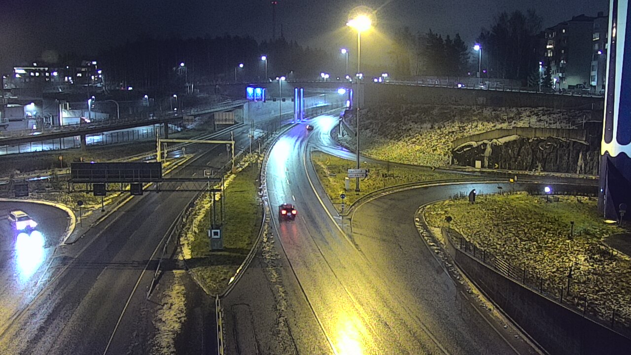 Weather Camera Image Väg 12 Tammerfors, Rantatunneli Armonkallio, Tampere, Pirkanmaa