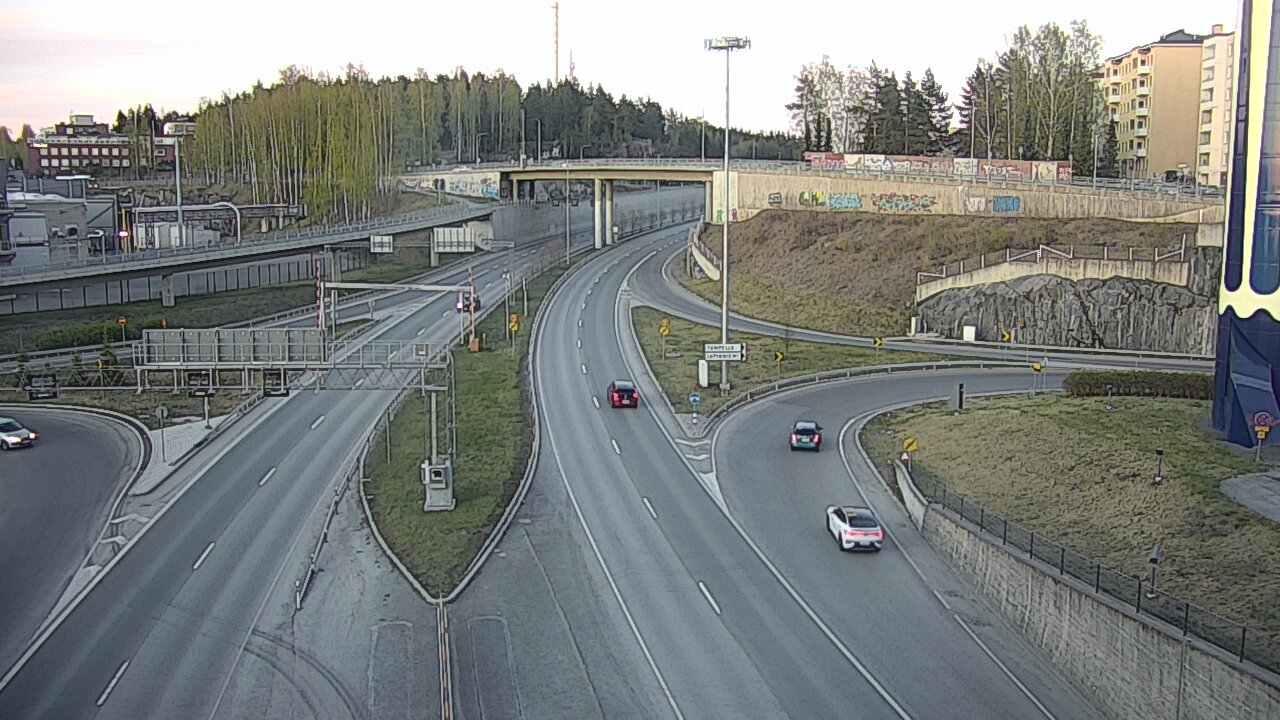 Weather Camera Image Väg 12 Tammerfors, Rantatunneli Armonkallio, Tampere, Pirkanmaa