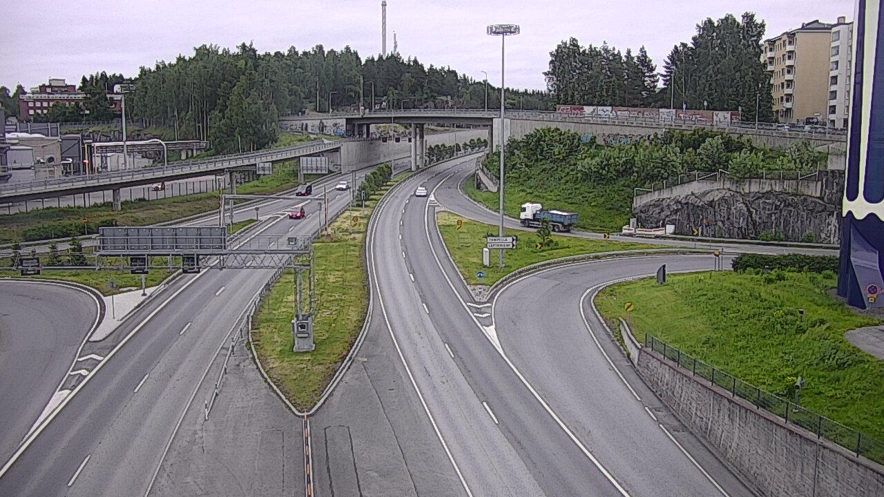Kelikamerat Kuva Tie 12 Tampere, Rantatunneli Armonkallio, Tampere, Pirkanmaa