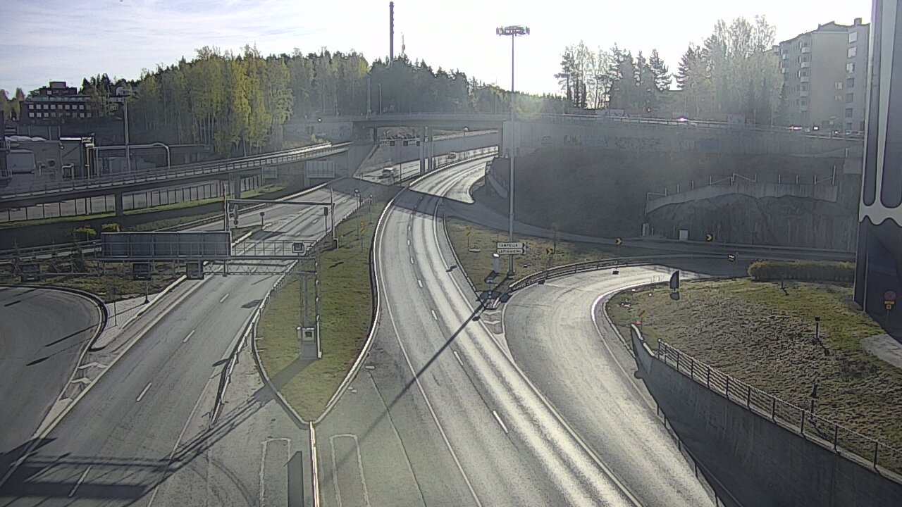 Weather Camera Image Väg 12 Tammerfors, Rantatunneli Armonkallio, Tampere, Pirkanmaa