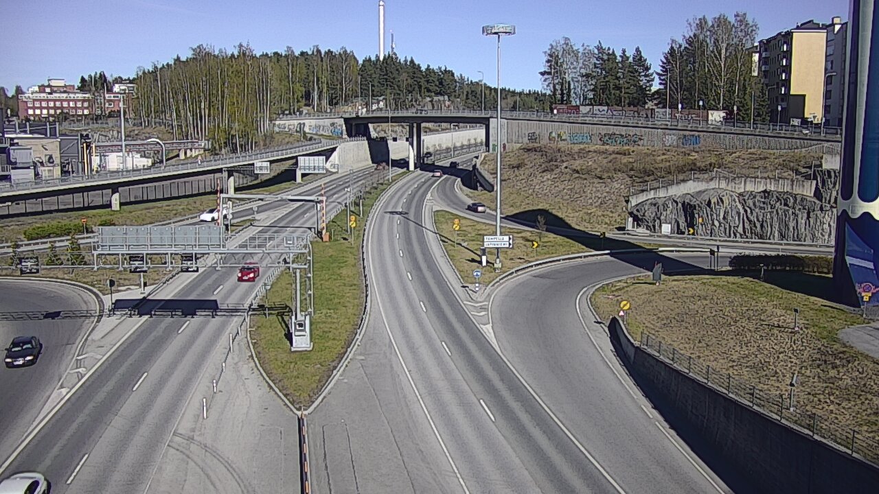 Weather Camera Image Väg 12 Tammerfors, Rantatunneli Armonkallio, Tampere, Pirkanmaa