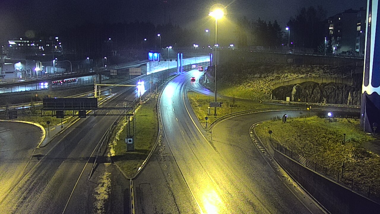 Weather Camera Image Väg 12 Tammerfors, Rantatunneli Armonkallio, Tampere, Pirkanmaa
