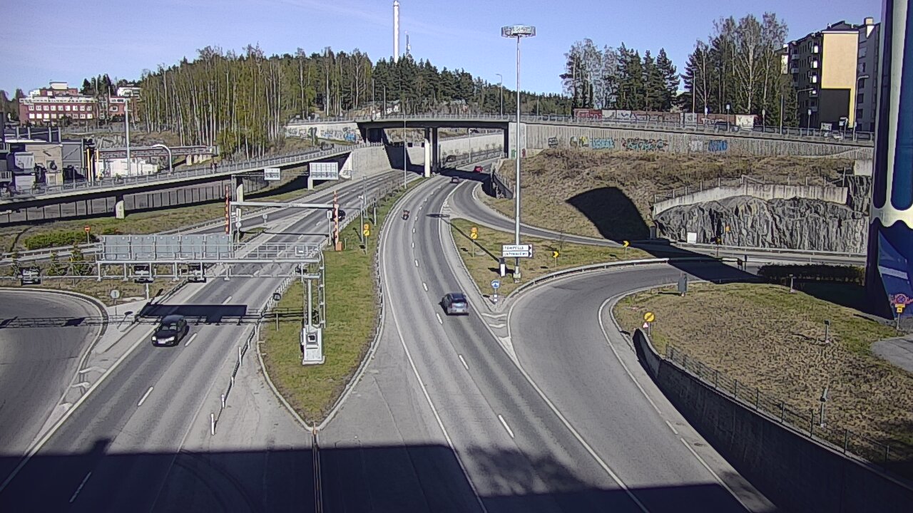 Weather Camera Image Väg 12 Tammerfors, Rantatunneli Armonkallio, Tampere, Pirkanmaa