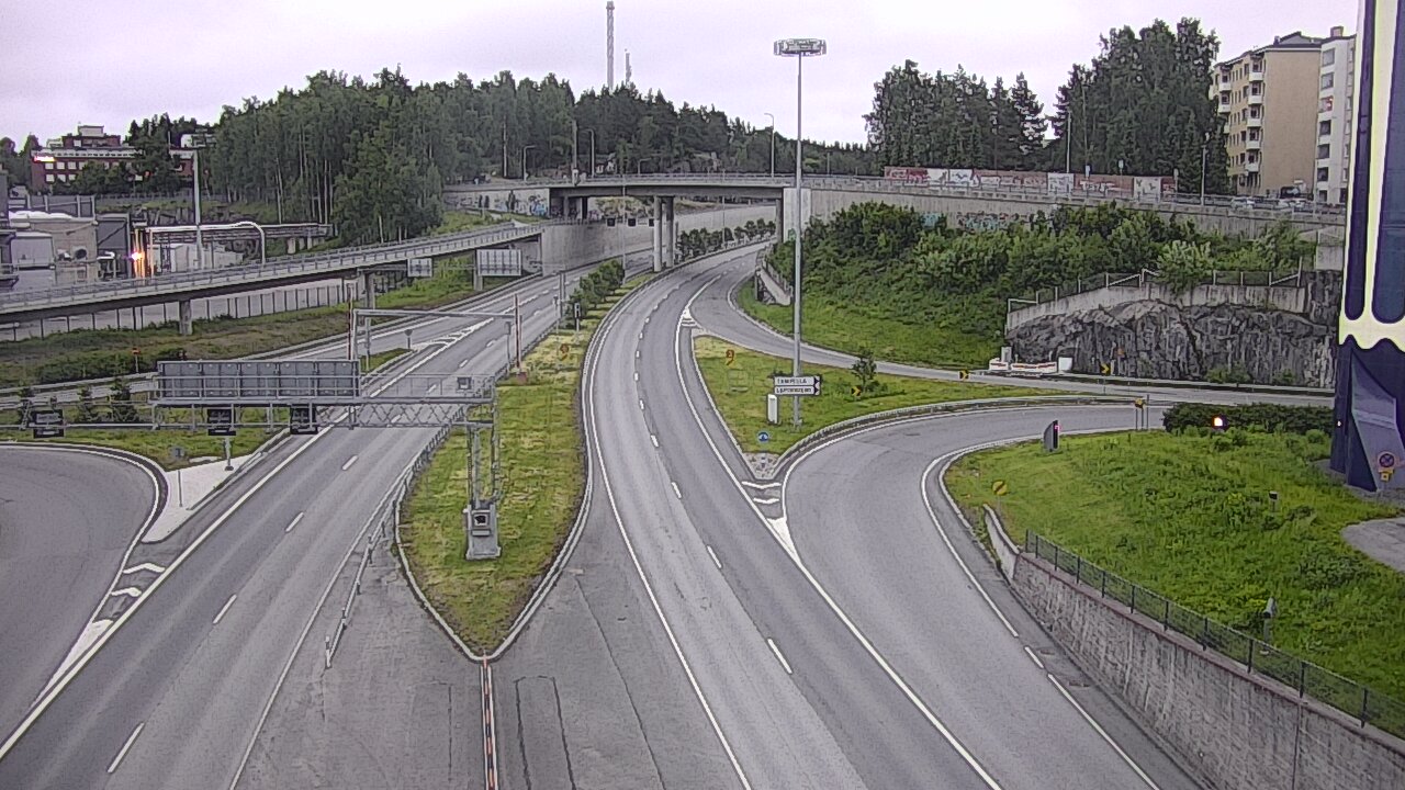 Kelikamerat Kuva Tie 12 Tampere, Rantatunneli Armonkallio, Tampere, Pirkanmaa