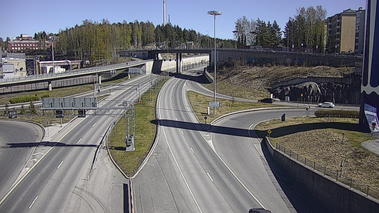 Weather Camera Image Väg 12 Tammerfors, Rantatunneli Armonkallio, Tampere, Pirkanmaa