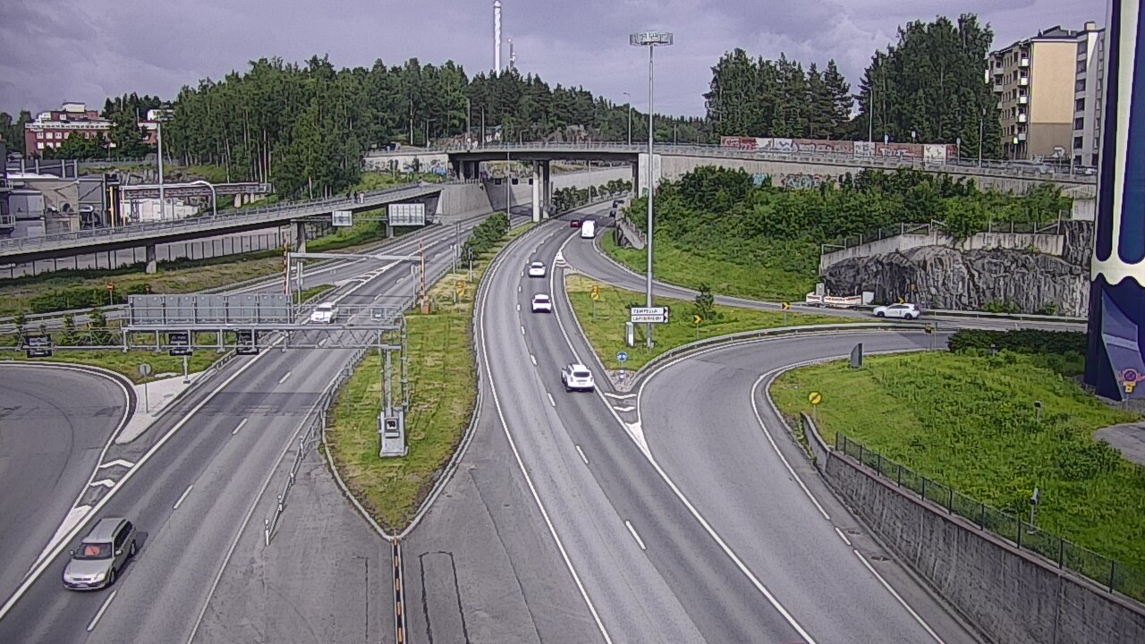 Kelikamerat Kuva Tie 12 Tampere, Rantatunneli Armonkallio, Tampere, Pirkanmaa