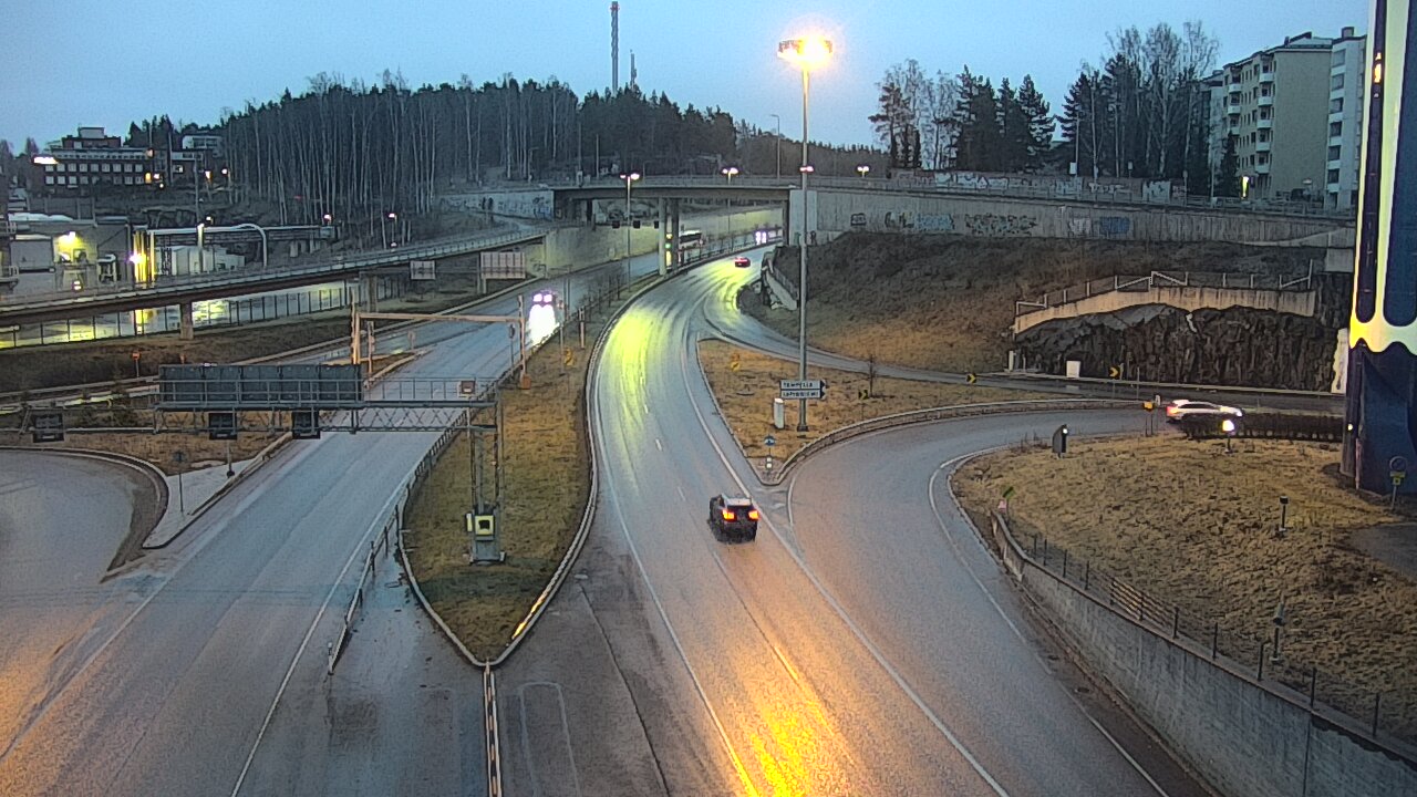 Weather Camera Image Väg 12 Tammerfors, Rantatunneli Armonkallio, Tampere, Pirkanmaa