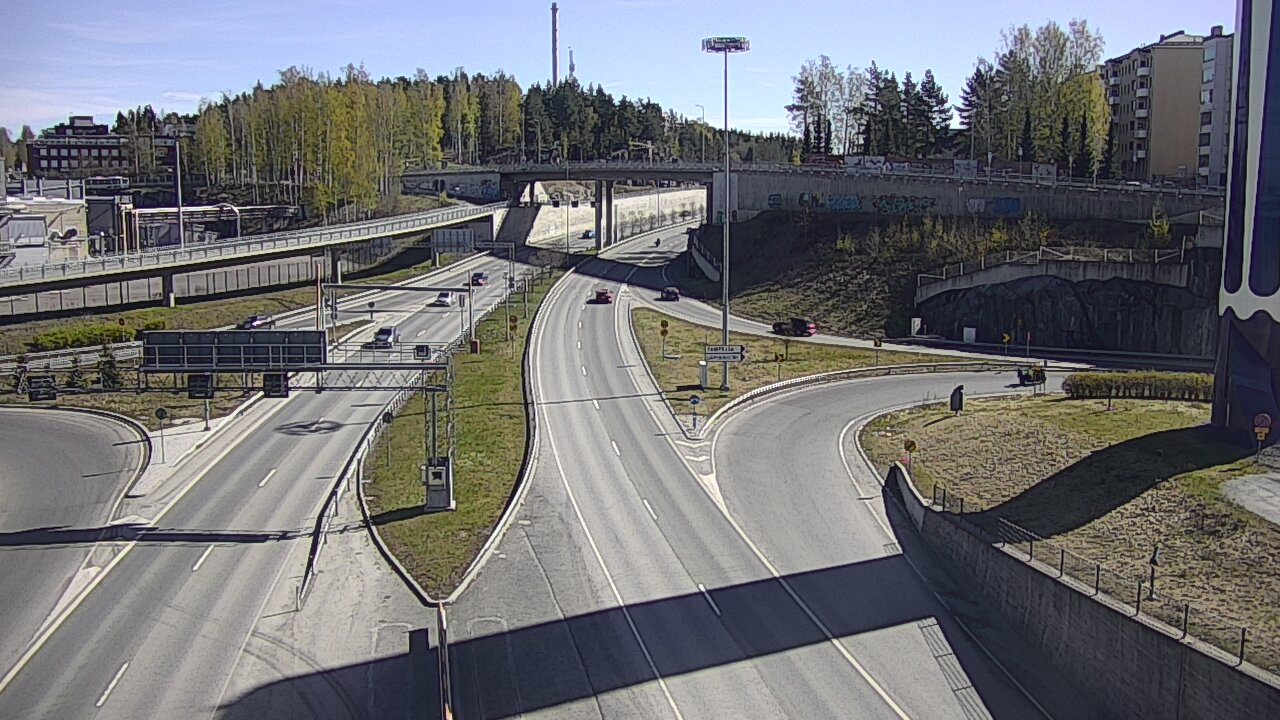 Weather Camera Image Väg 12 Tammerfors, Rantatunneli Armonkallio, Tampere, Pirkanmaa