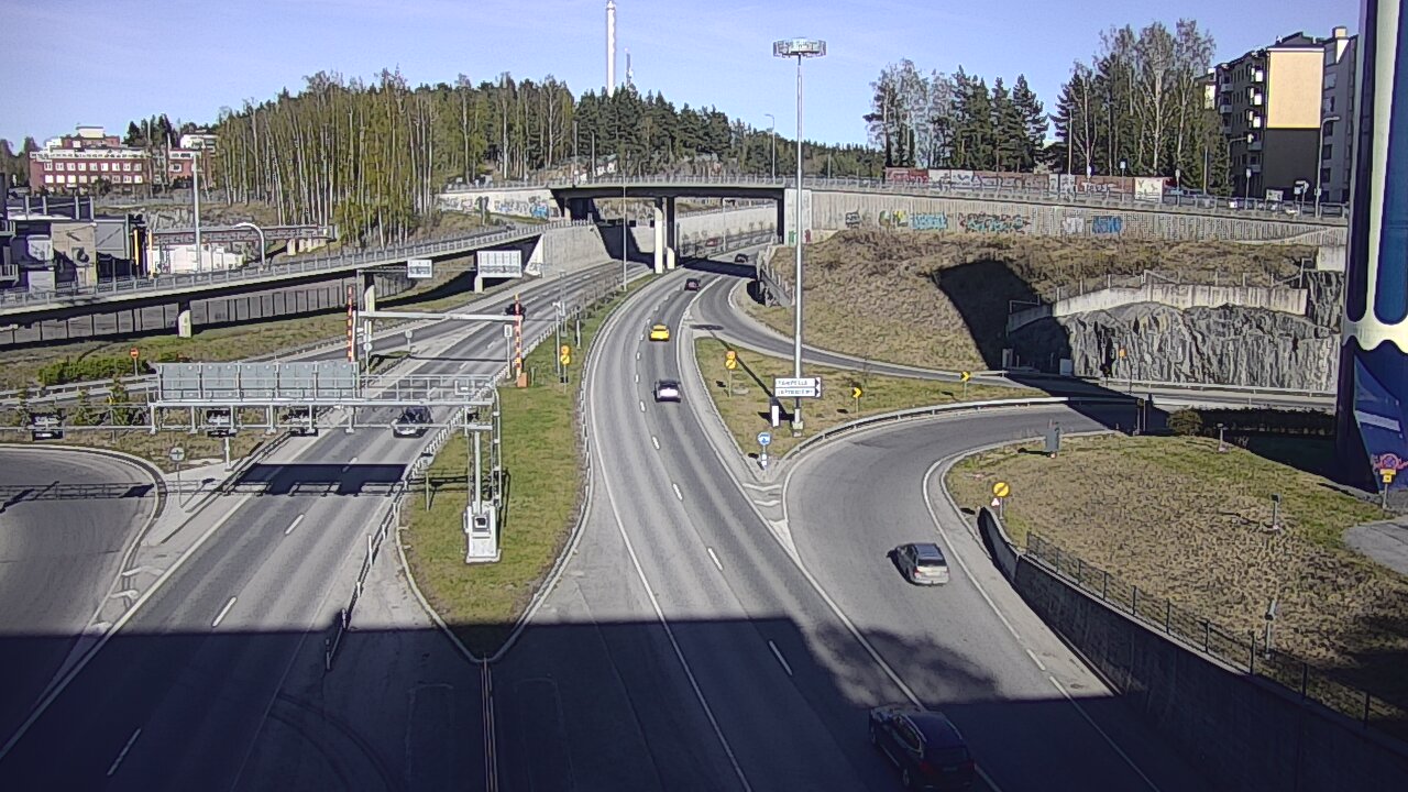 Weather Camera Image Väg 12 Tammerfors, Rantatunneli Armonkallio, Tampere, Pirkanmaa
