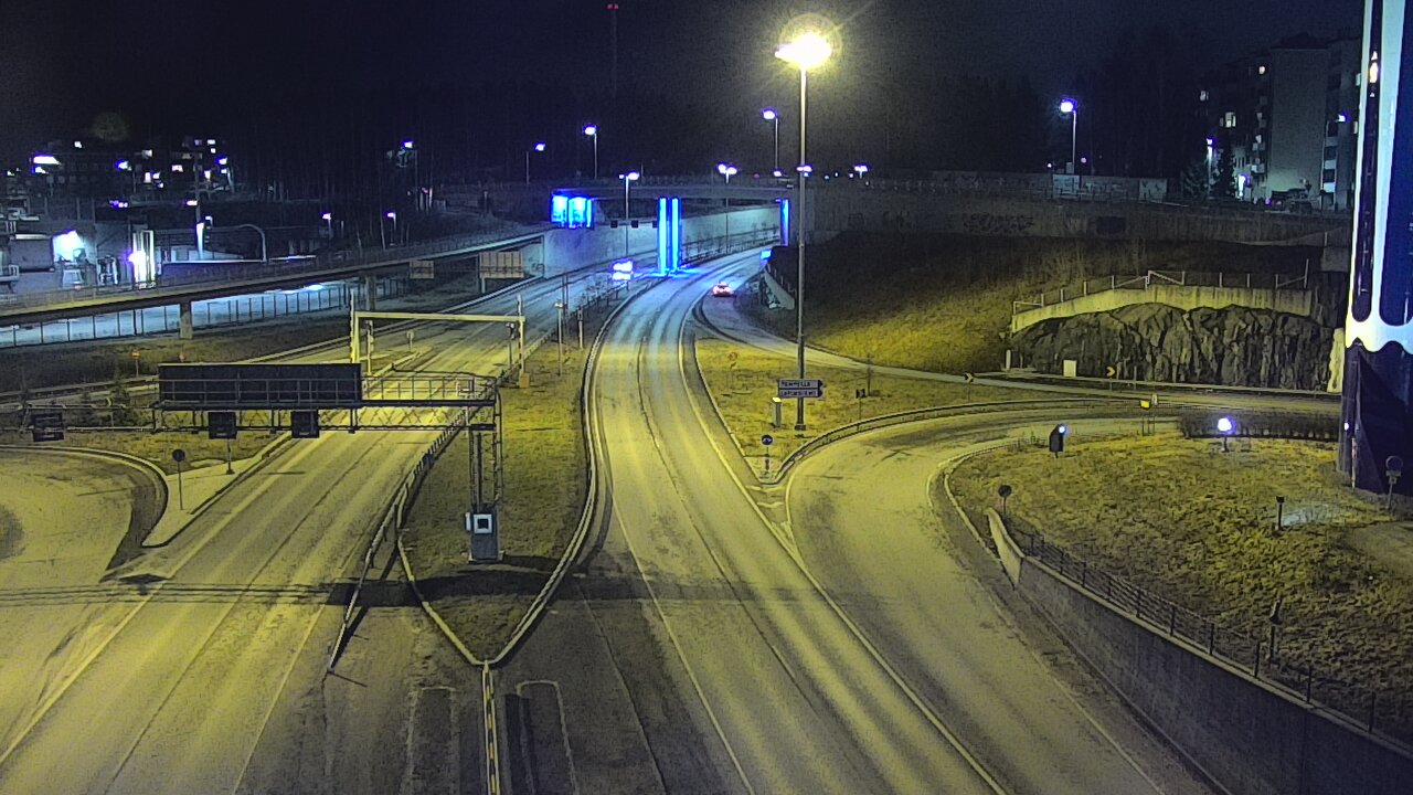 Weather Camera Image Väg 12 Tammerfors, Rantatunneli Armonkallio, Tampere, Pirkanmaa