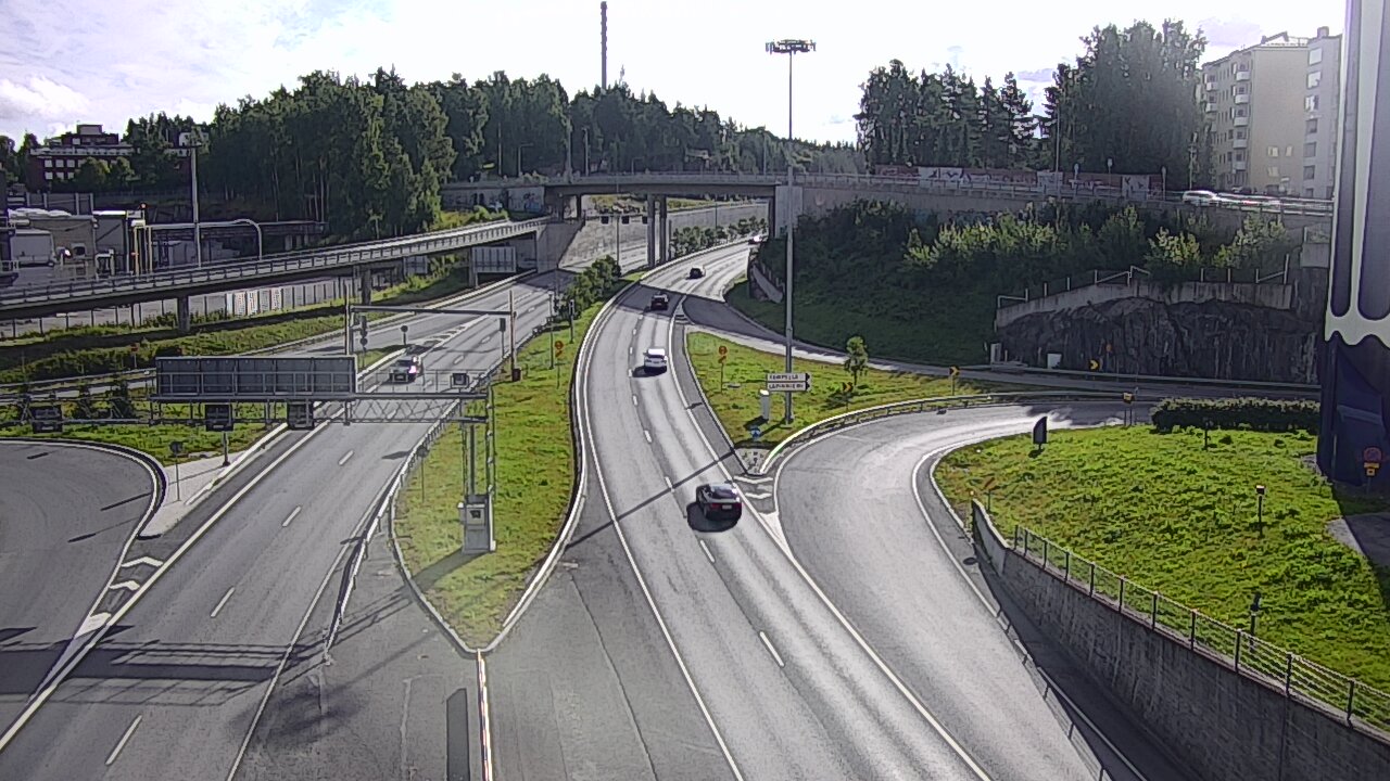 Kelikamerat Kuva Tie 12 Tampere, Rantatunneli Armonkallio, Tampere, Pirkanmaa