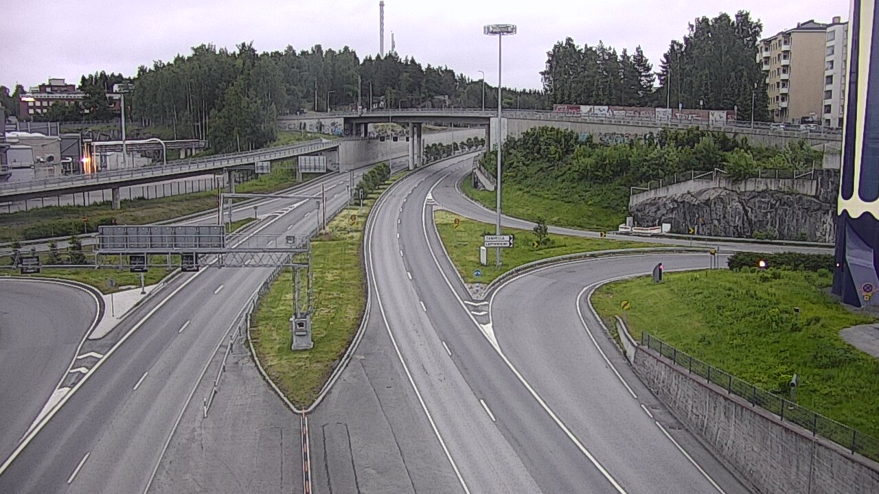 Kelikamerat Kuva Tie 12 Tampere, Rantatunneli Armonkallio, Tampere, Pirkanmaa