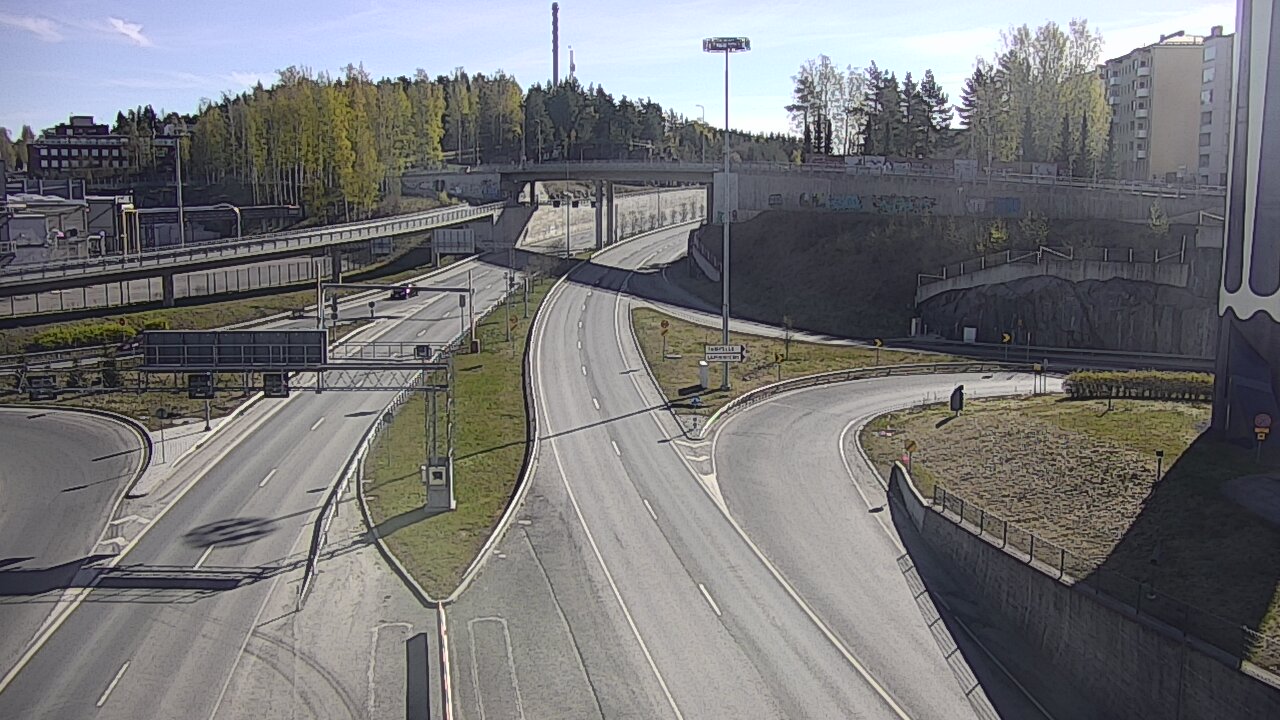 Weather Camera Image Väg 12 Tammerfors, Rantatunneli Armonkallio, Tampere, Pirkanmaa