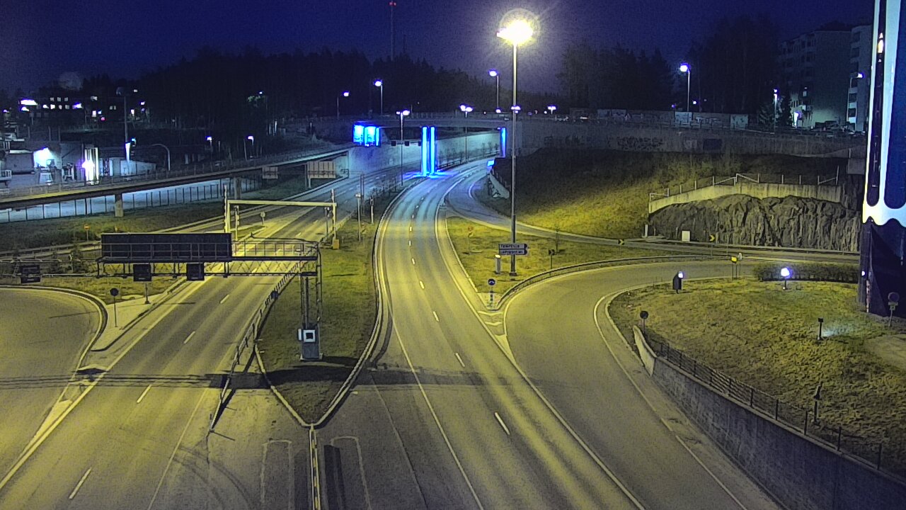 Weather Camera Image Road 12 Tampere, Rantatunneli Armonkallio, Tampere, Pirkanmaa